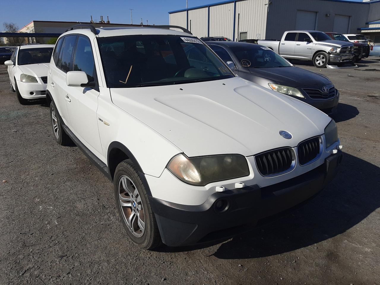 BMW X3 3.0I 2004 with VIN WBXPA93454WD01287 - Photo from auction