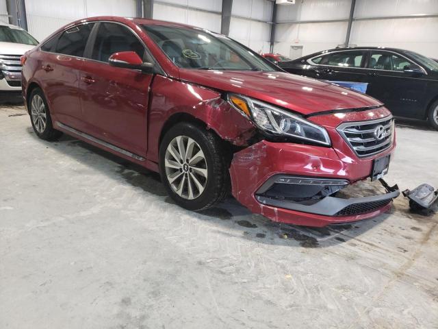 HYUNDAI SONATA SPO 2016 with VIN 5NPE34AF2GH265121 - Photo from auction