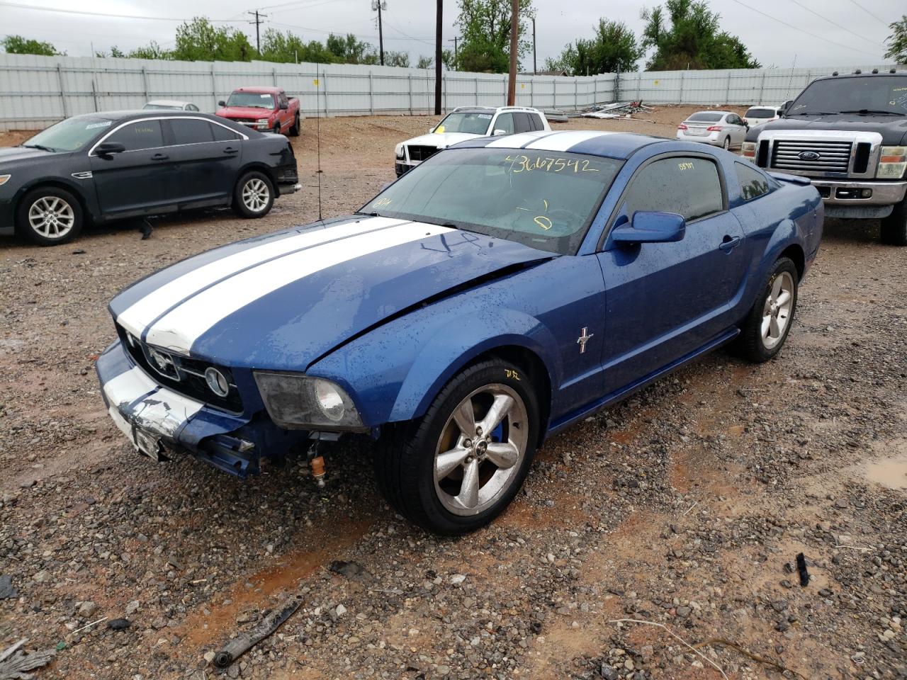 Photo 2 from auction – 2007 FORD MUSTANG with VIN 1ZVFT80N675263146