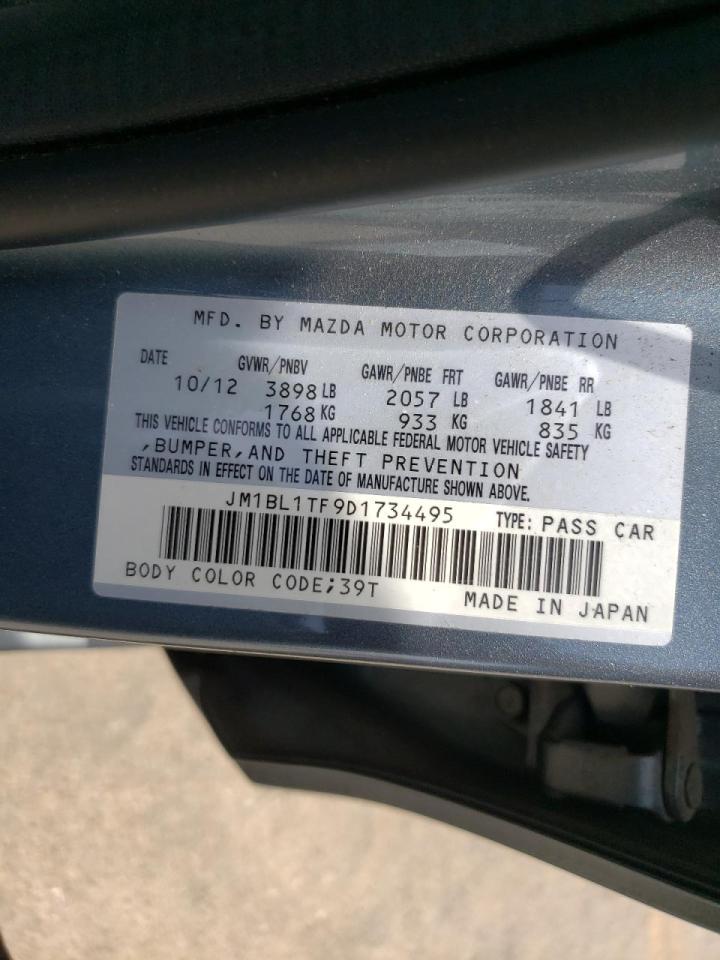 Photo 10 from auction – 2013 MAZDA 3 I with VIN JM1BL1TF9D1734495
