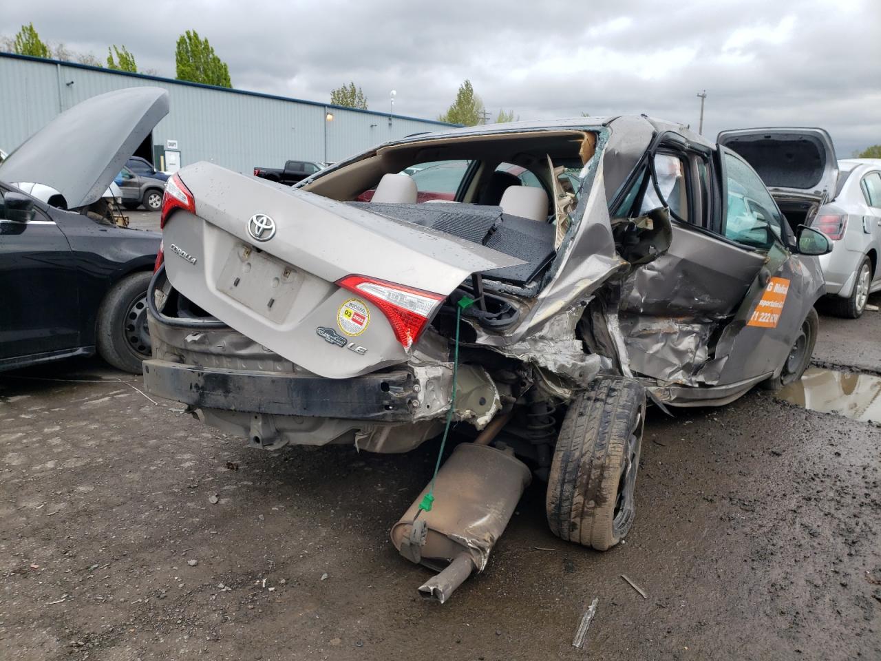 Photo 4 from auction – 2014 TOYOTA COROLLA L with VIN 2T1BURHE1EC094453