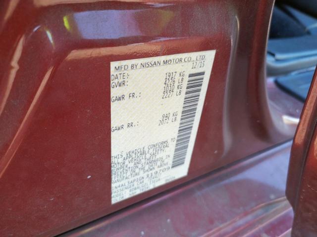 Photo 10 from auction – 2016 NISSAN ALTIMA 2.5 with VIN 1N4AL3AP1GN319709