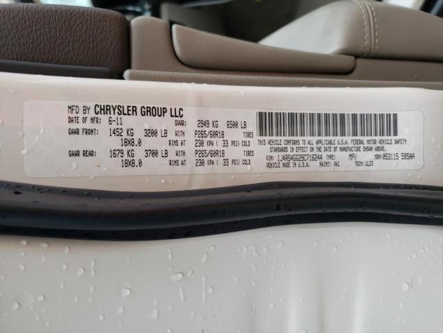Photo 10 from auction – 2011 JEEP GRAND CHER with VIN 1J4RS4GG2BC716244