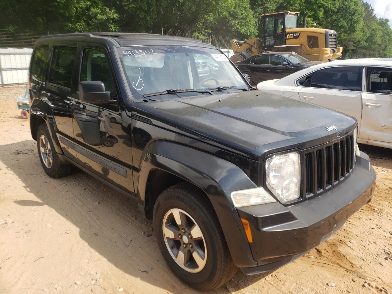 Photo 1 from auction – 2008 JEEP LIBERTY SP with VIN 1J8GP28K68W286725