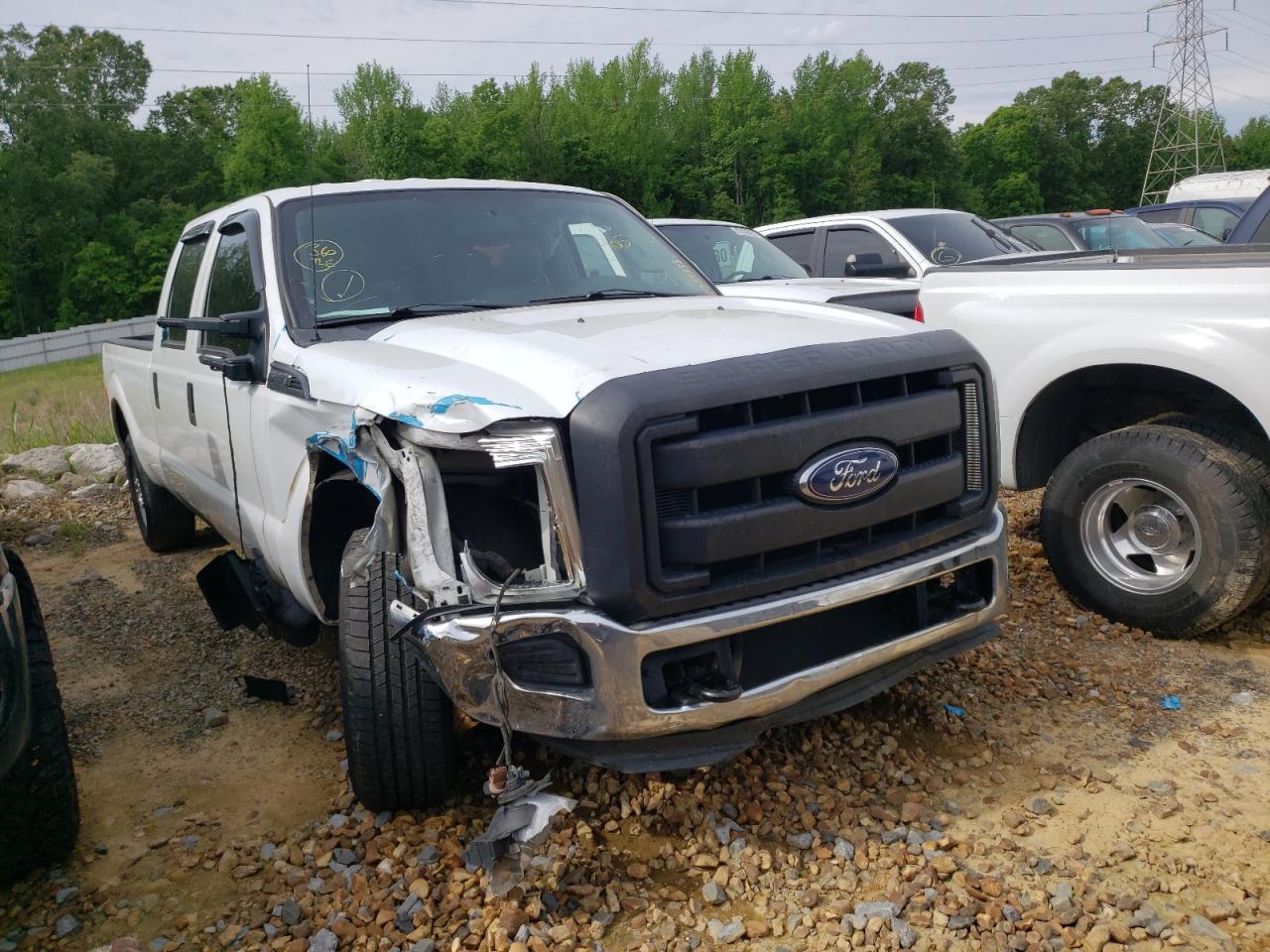 FORD F250 SUPER 2014 with VIN 1FT7W2A6XEEB32253 - Photo from auction