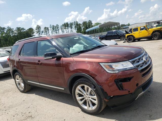 FORD EXPLORER X 2018 with VIN 1FM5K8D83JGA75794 - Photo from auction