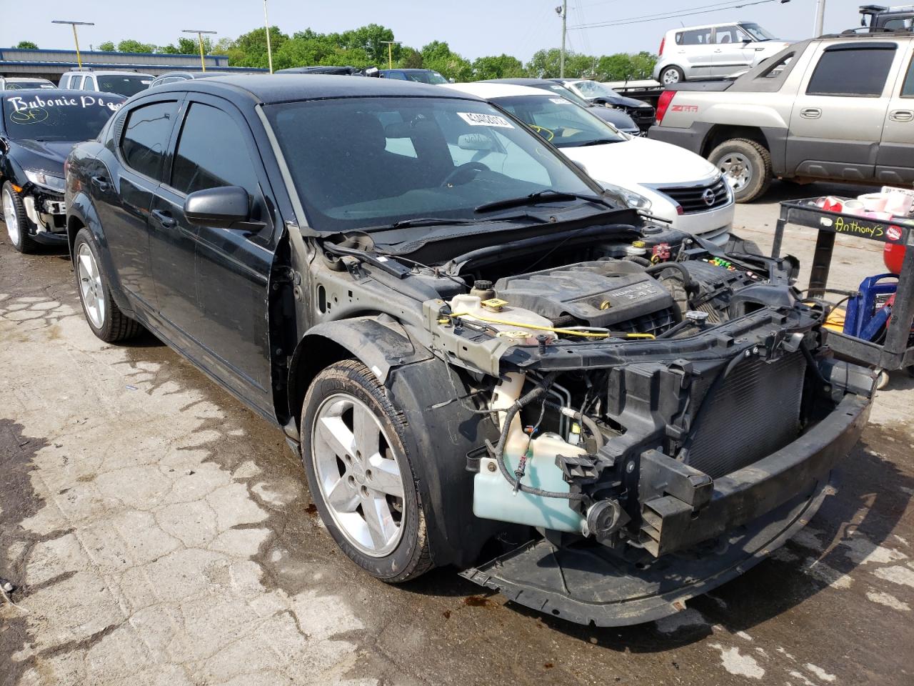 DODGE AVENGER MA 2011 with VIN 1B3BD1FBXBN561275 - Photo from auction