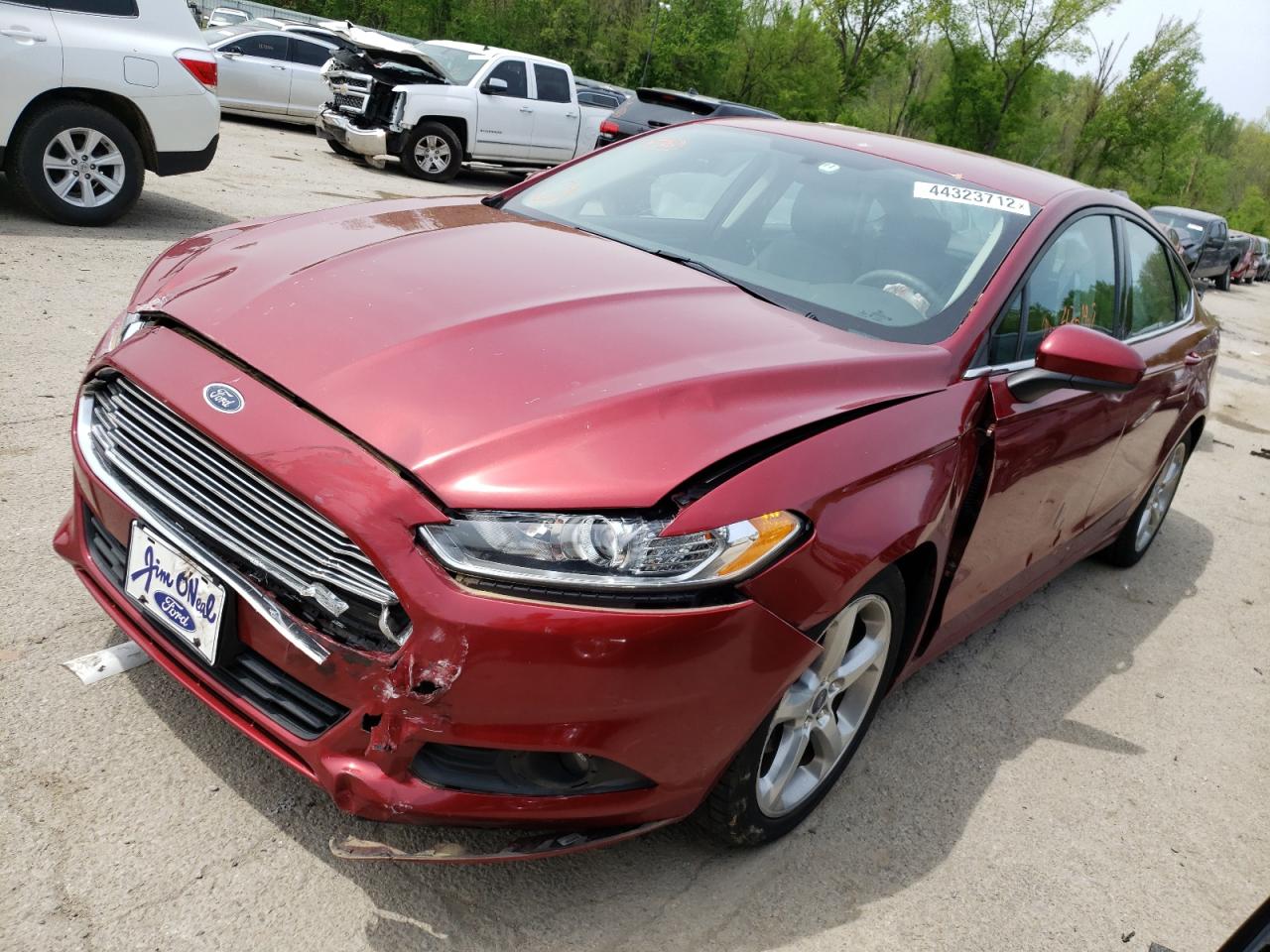 Photo 2 from auction – 2016 FORD FUSION S with VIN 3FA6P0G70GR118459