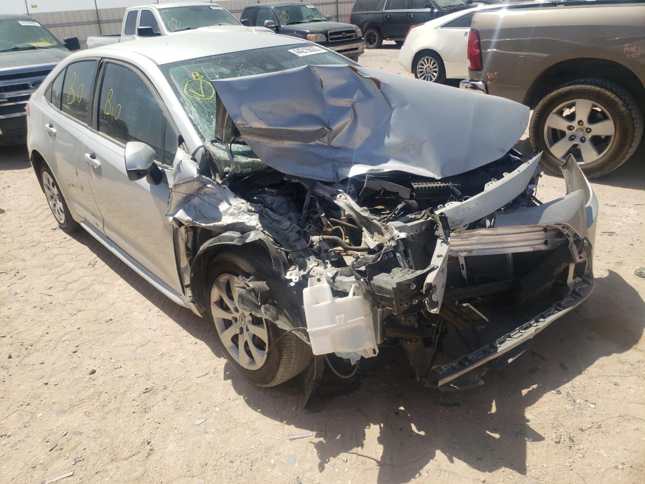 Photo 1 from auction – 2021 TOYOTA COROLLA LE with VIN JTDEPMAE2MJ161341