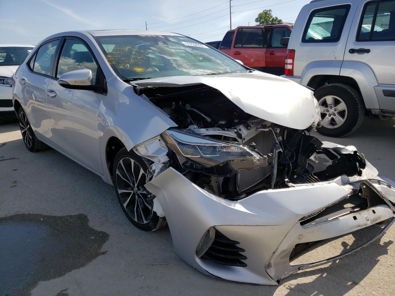 TOYOTA COROLLA L 2017 with VIN 2T1BURHE0HC783890 - Photo from auction