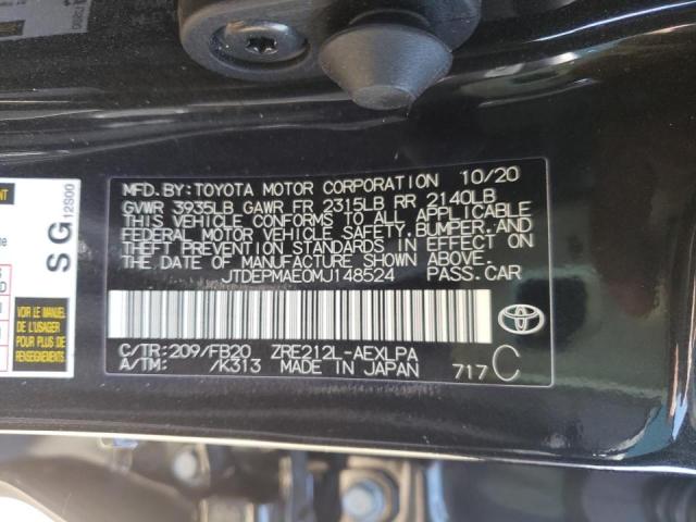 Photo 10 from auction – 2021 TOYOTA COROLLA LE with VIN JTDEPMAE0MJ148524