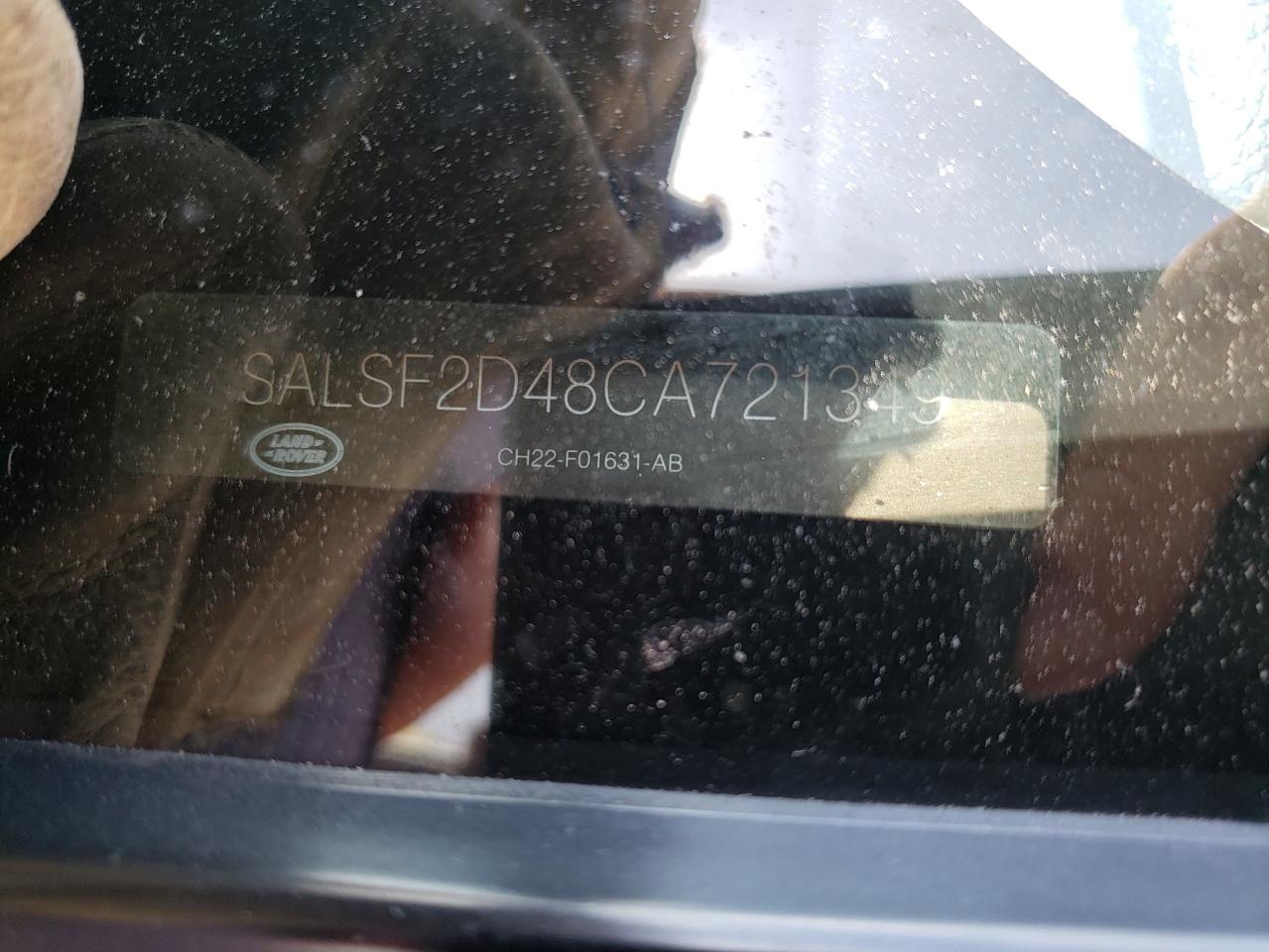 Photo 10 from auction – 2012 LAND ROVER RANGE ROVE with VIN SALSF2D48CA721349