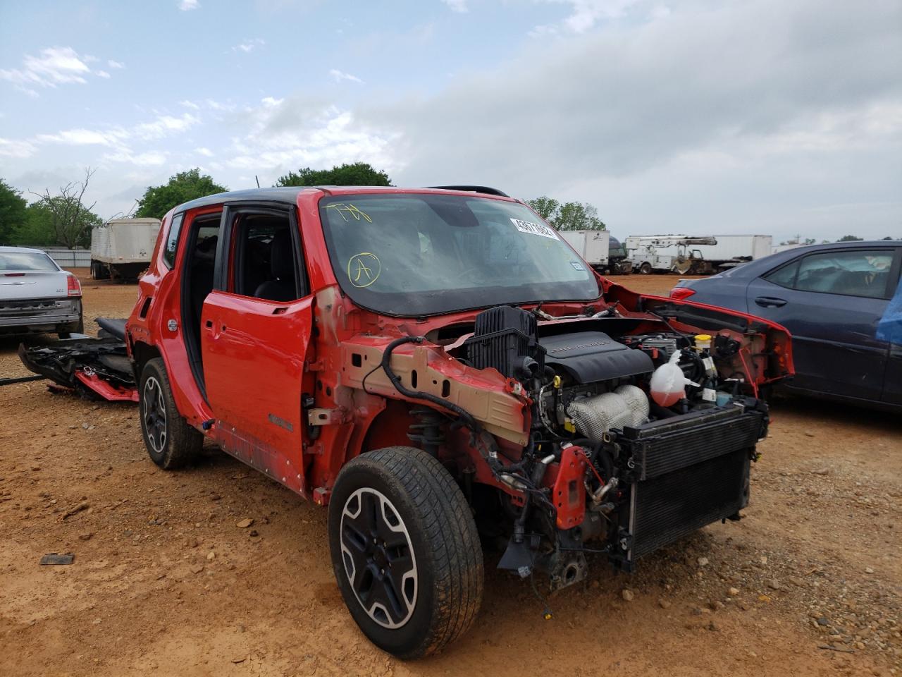 JEEP RENEGADE T 2016 with VIN ZACCJBCT3GPC93652 - Photo from auction