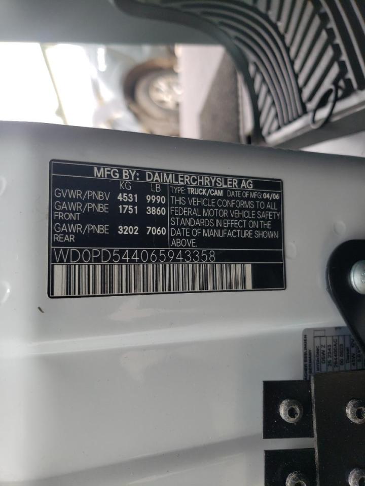 Photo 10 from auction – 2006 DODGE SPRINTER 3 with VIN WD0PD544065943358