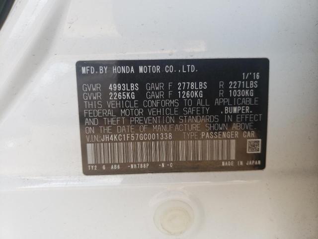 Photo 10 from auction – 2016 ACURA RLX TECH with VIN JH4KC1F57GC001338