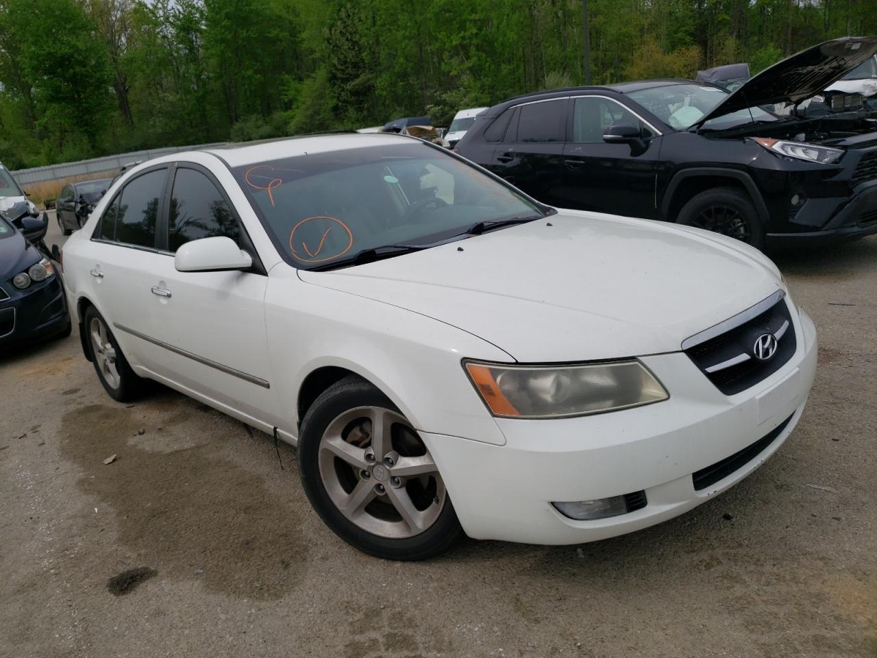 HYUNDAI SONATA 2008 with VIN 5NPEU46F38H310218 - Photo from auction