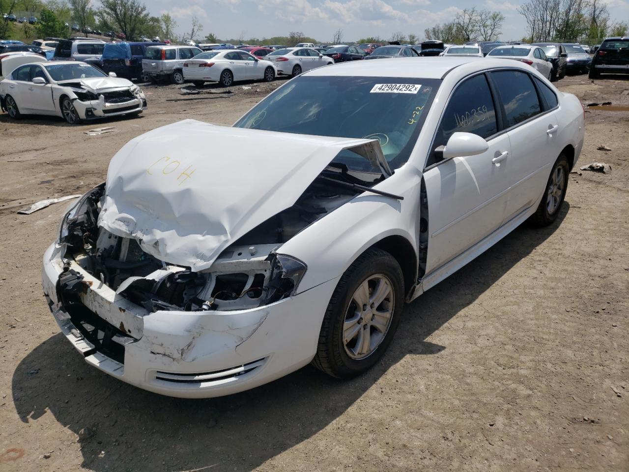 Photo 2 from auction – 2012 CHEVROLET IMPALA LS with VIN 2G1WF5E30C1296583