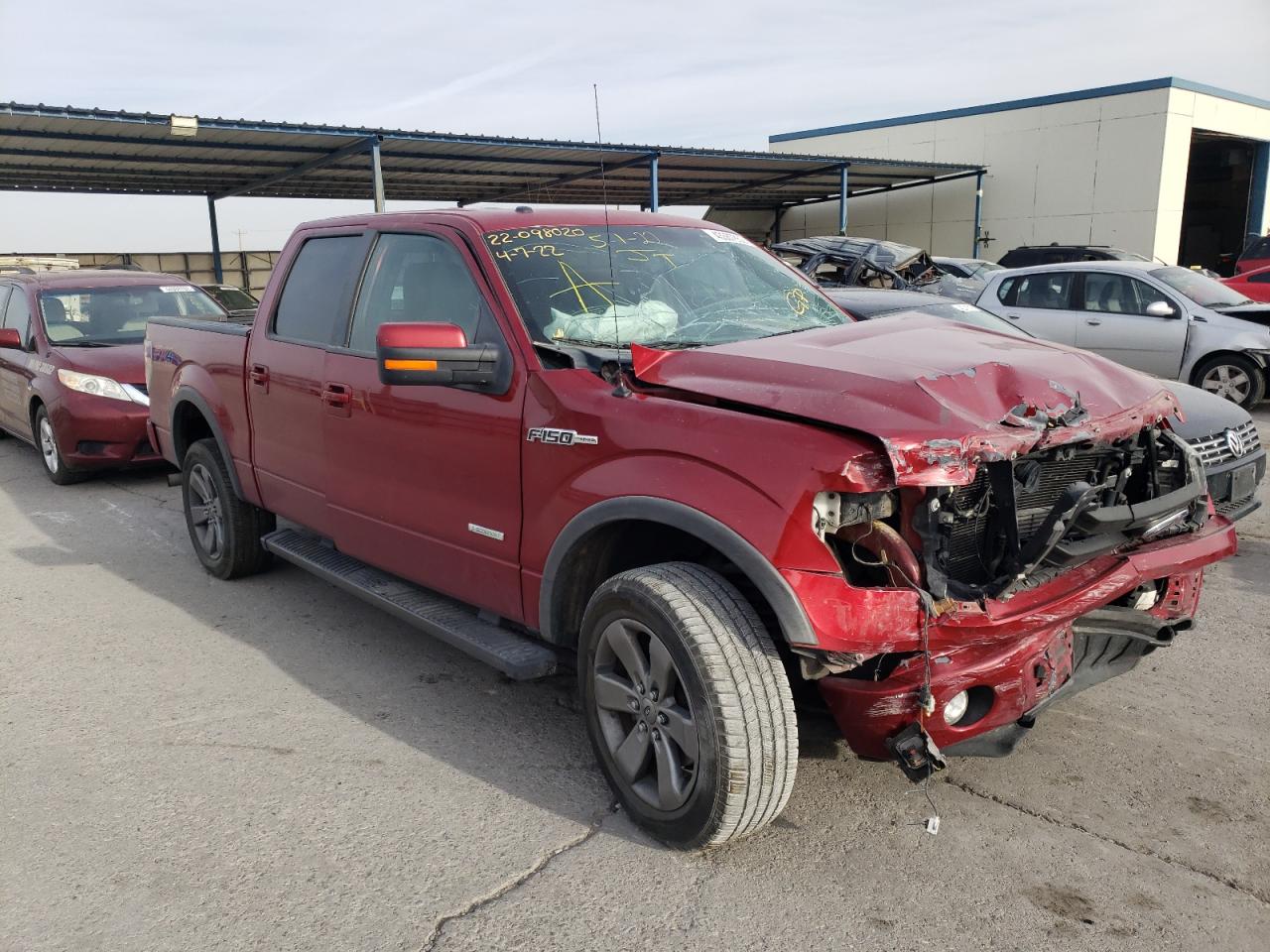 Photo 1 from auction – 2014 FORD F150 SUPER with VIN 1FTFW1ET8EKD10877