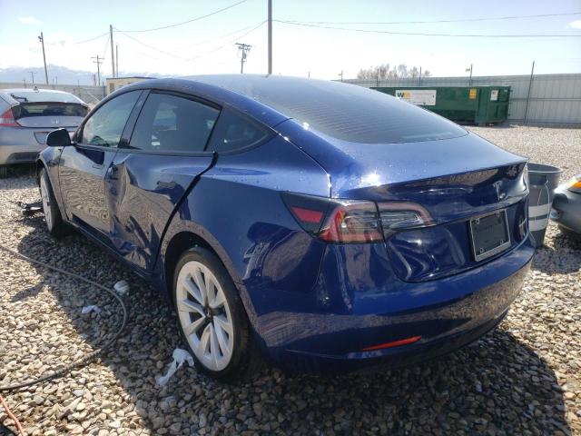 Photo 3 from auction – 2022 TESLA MODEL 3 with VIN 5YJ3E1EB9NF137414
