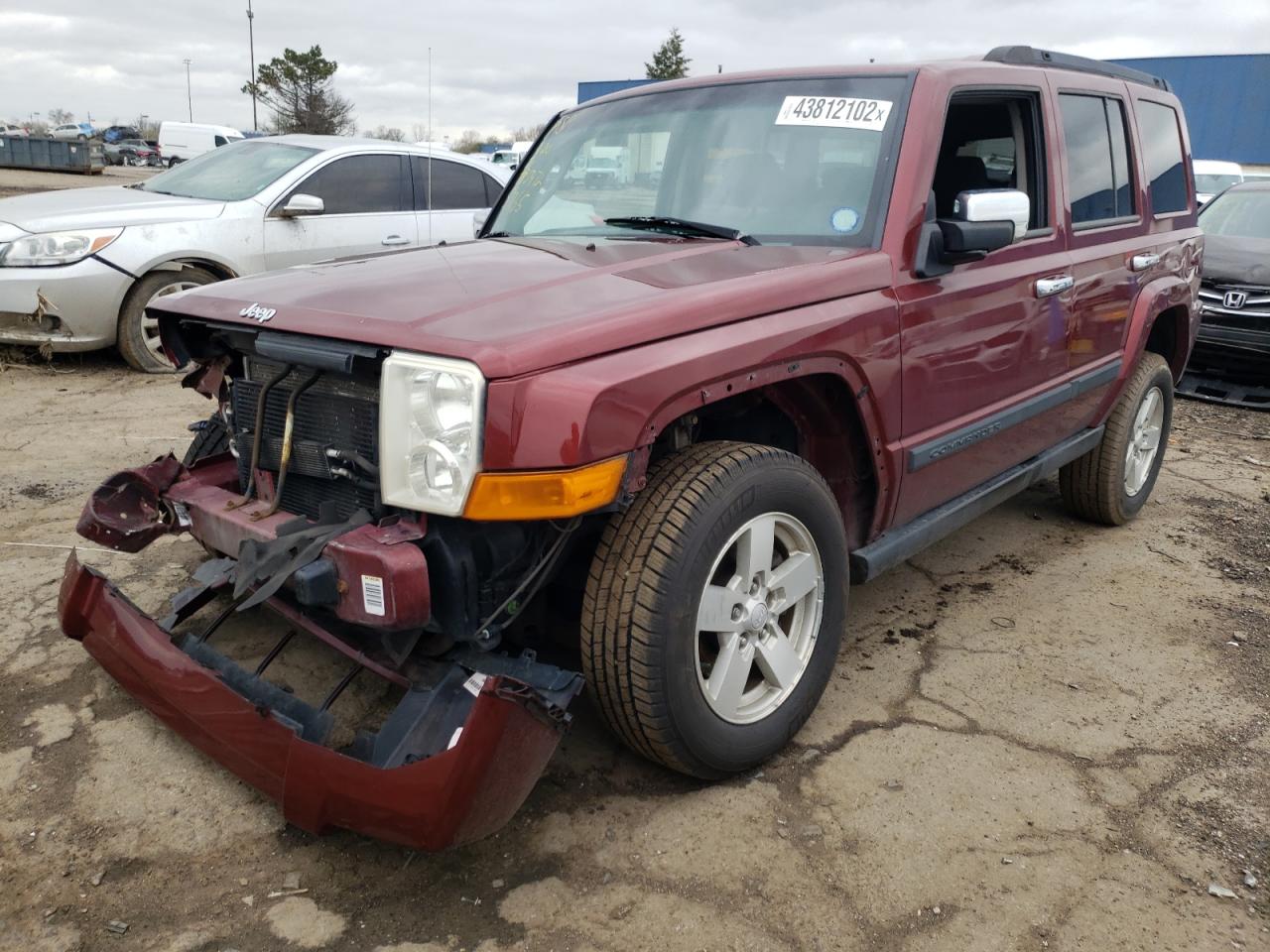 Photo 2 from auction – 2008 JEEP COMMANDER with VIN 1J8HG48K38C235765