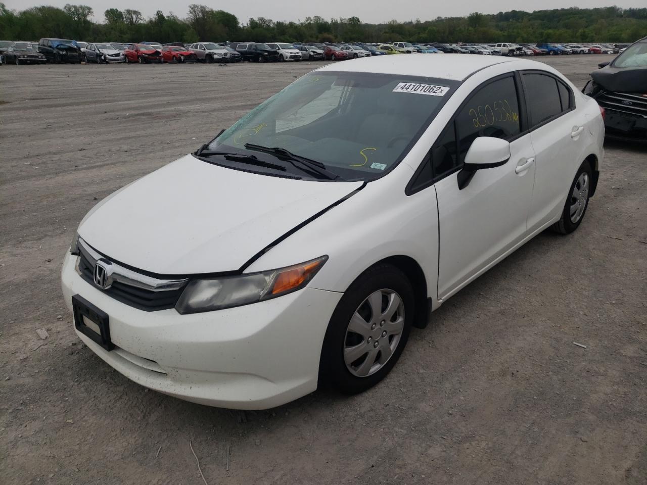 Photo 2 from auction – 2012 HONDA CIVIC LX with VIN 19XFB2F52CE030826