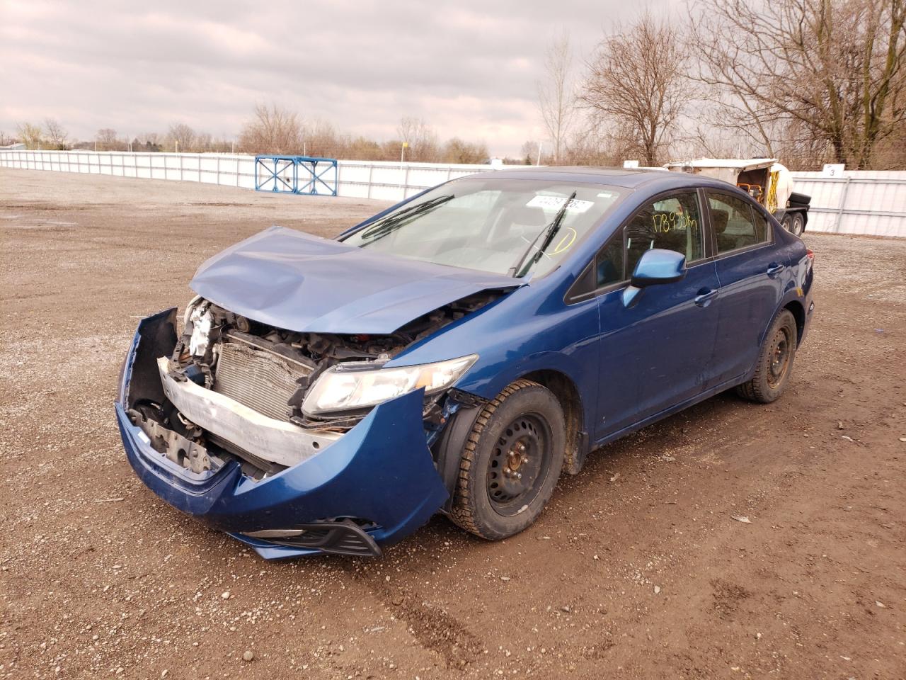 Photo 2 from auction – 2013 HONDA CIVIC LX with VIN 2HGFB2E55DH023233