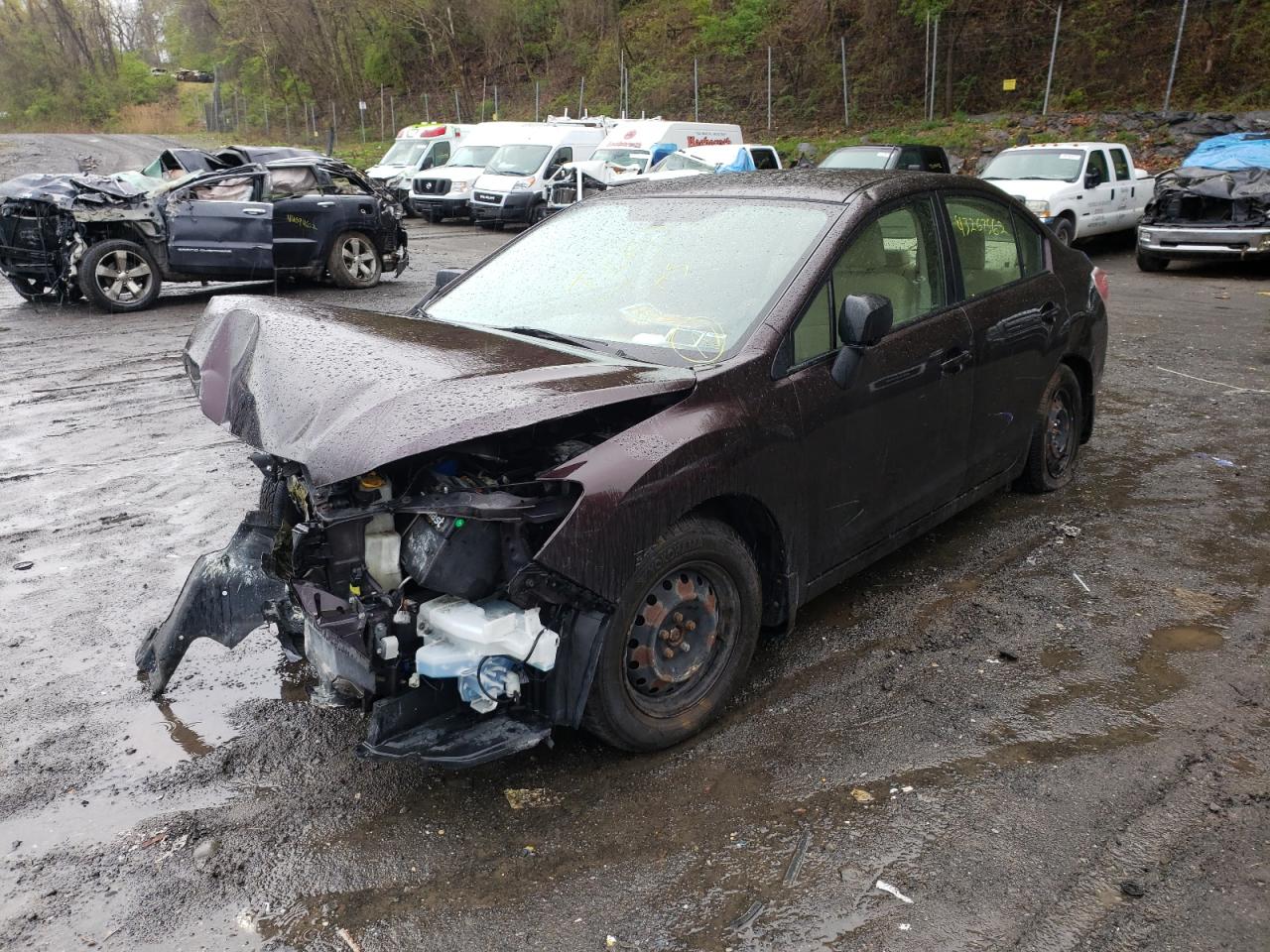 Photo 2 from auction – 2013 SUBARU IMPREZA with VIN JF1GJAA63DH026111