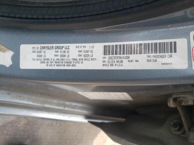 Photo 10 from auction – 2010 DODGE AVENGER with VIN 1B3CC5FB7AN141650