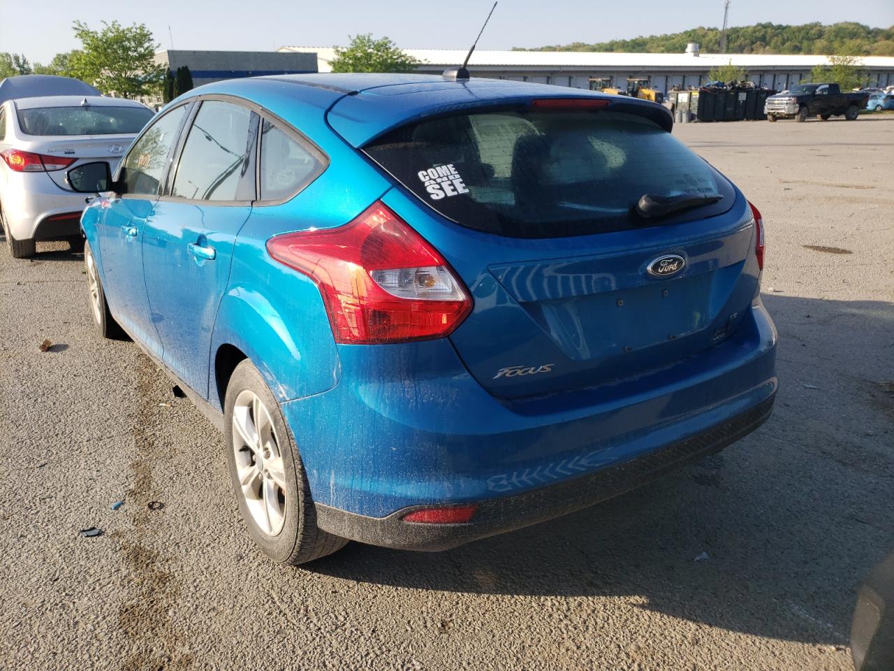 Photo 3 from auction – 2012 FORD FOCUS SE with VIN 1FAHP3K2XCL283644