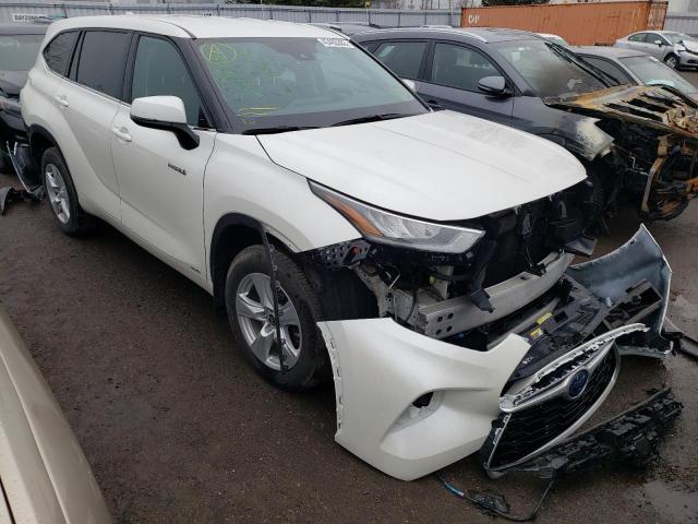 TOYOTA HIGHLANDER 2021 with VIN 5TDBBRCH3MS523363 - Photo from auction