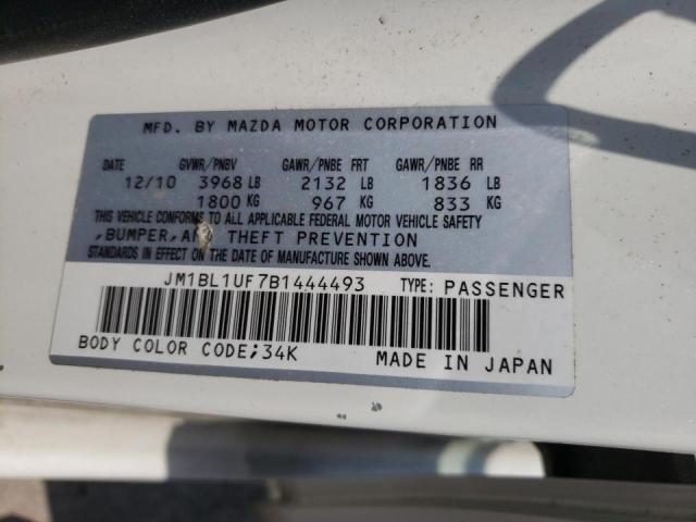 Photo 10 from auction – 2011 MAZDA 3 with VIN JM1BL1UF7B1444493