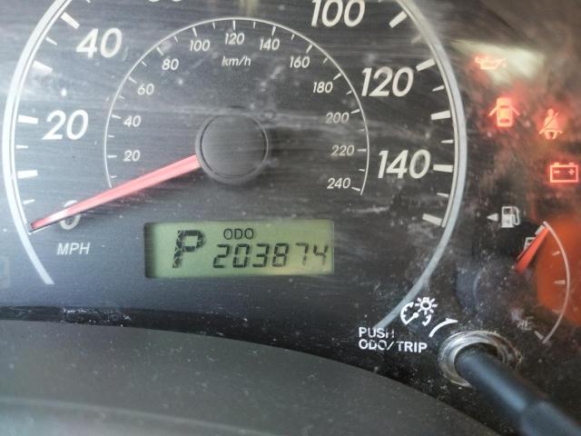 Photo 8 from auction – 2009 TOYOTA COROLLA BA with VIN JTDBL40E899051483