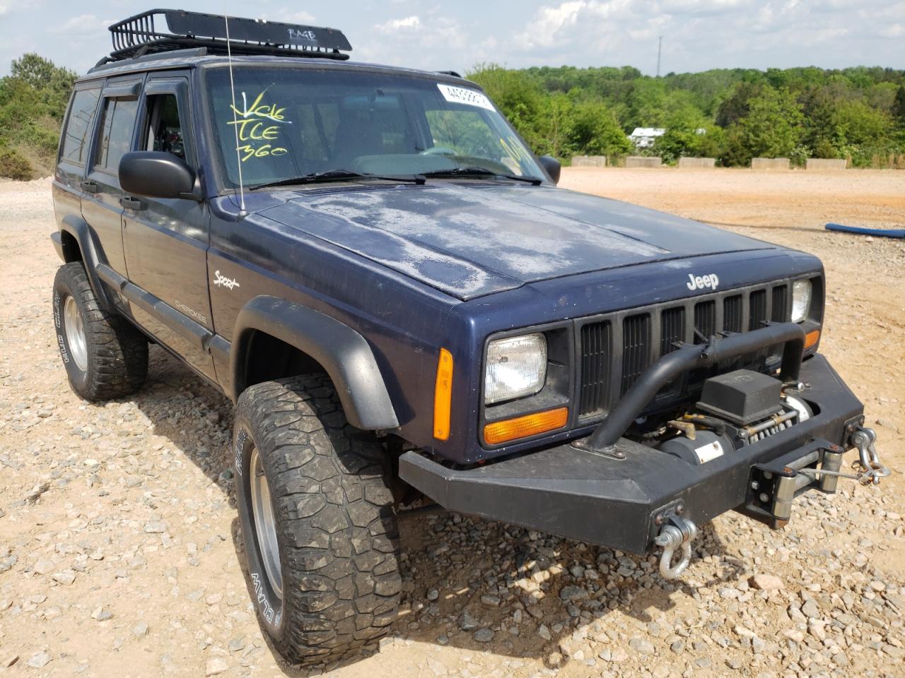 JEEP CHEROKEE S 1997 with VIN 1J4FJ68S7VL566463 - Photo from auction