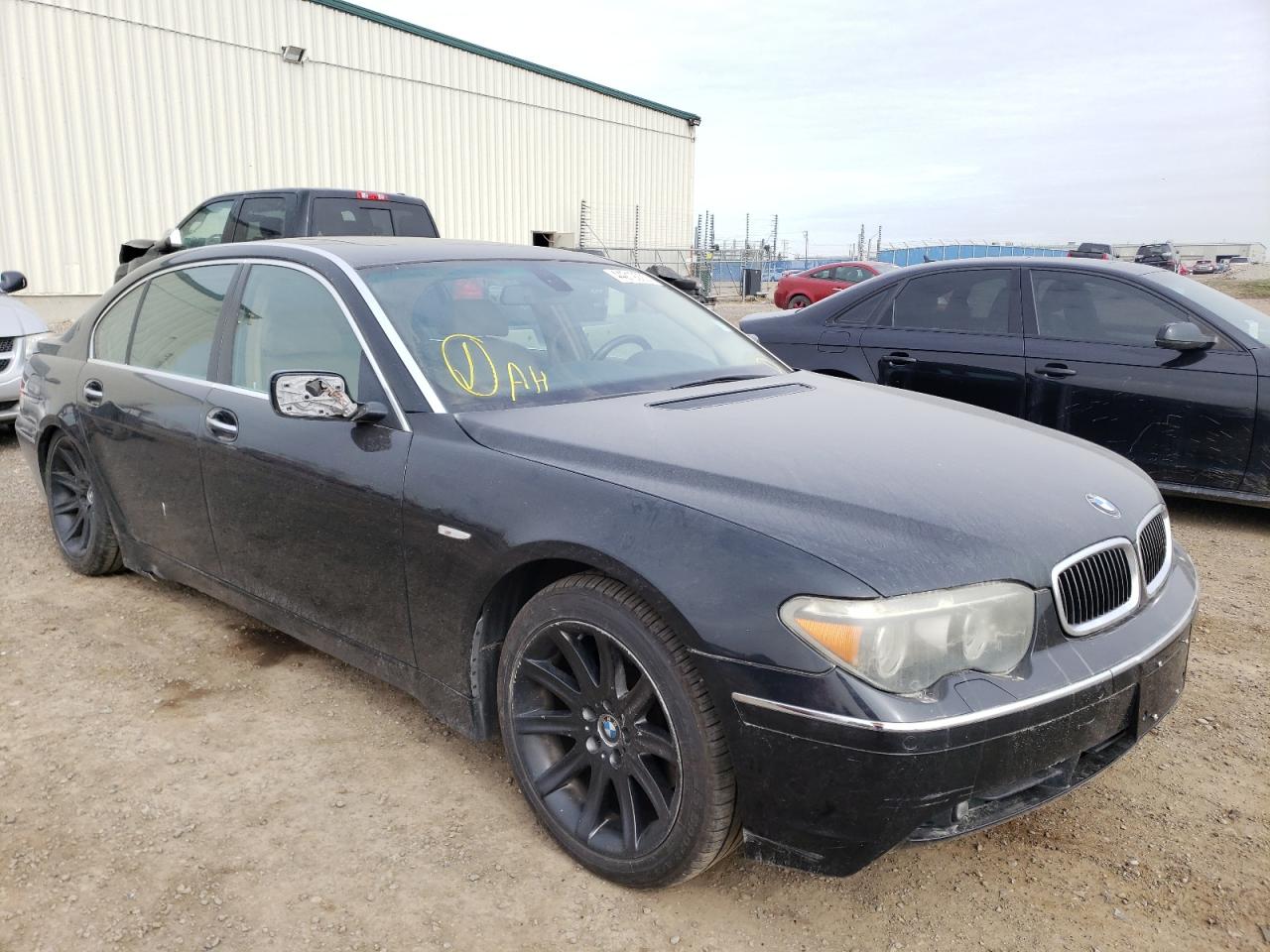 BMW 745 LI 2005 with VIN WBAGN63575DS55669 - Photo from auction