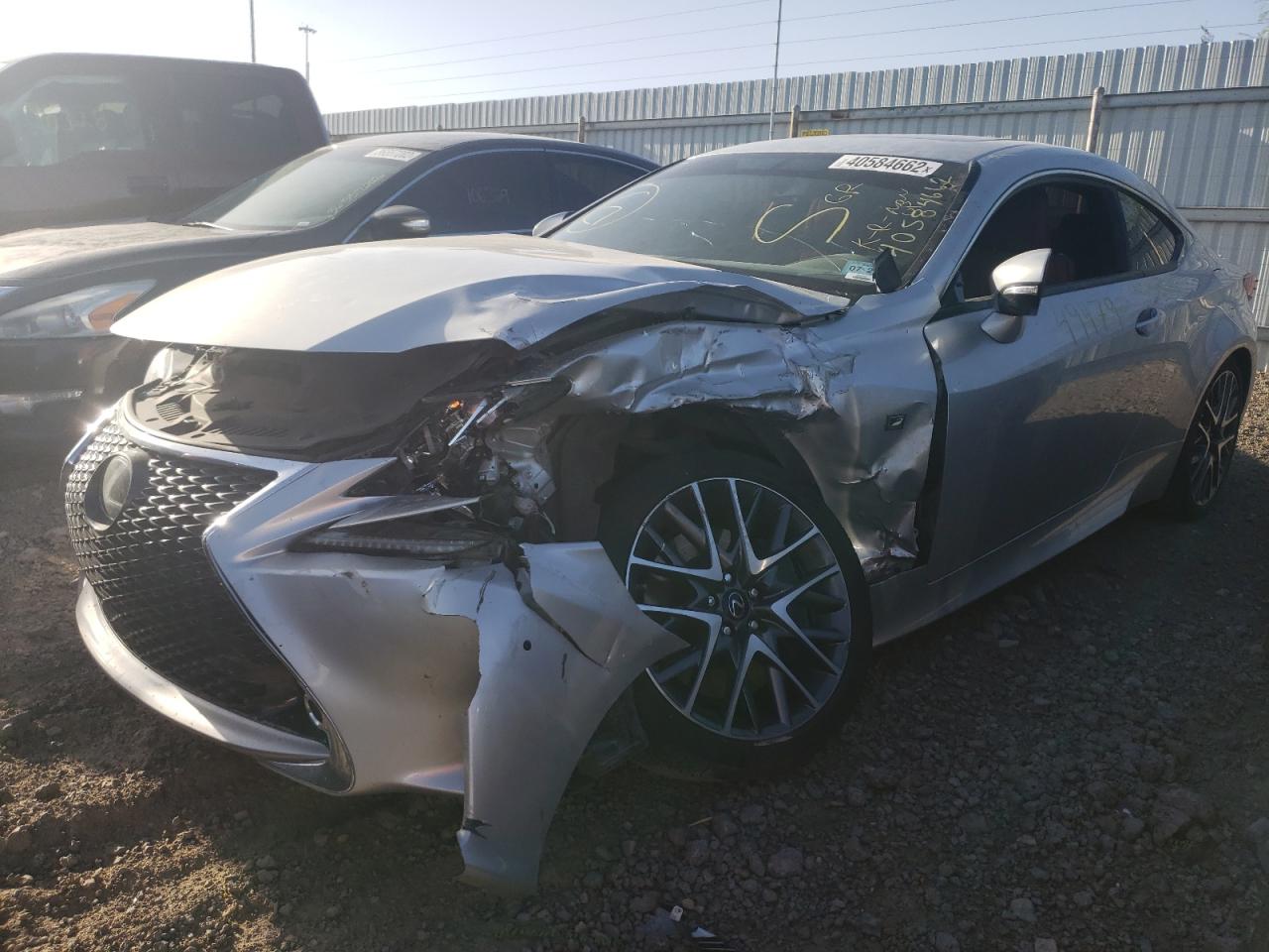 Photo 2 from auction – 2016 LEXUS RC 350 with VIN JTHHE5BC5G5014450