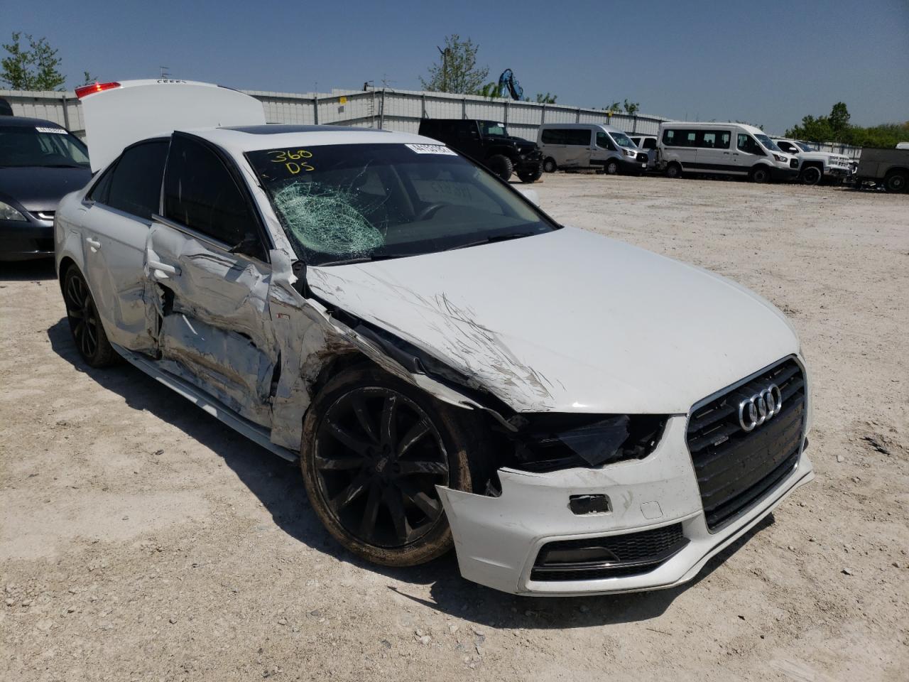 AUDI A4 PREMIUM 2014 with VIN WAUBFAFL4EA062725 - Photo from auction
