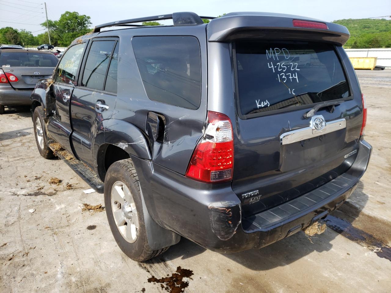 Photo 3 from auction – 2007 TOYOTA 4RUNNER SR with VIN JTEBU14R078081374