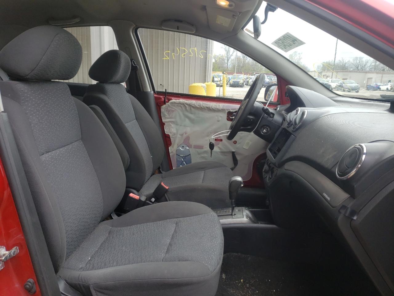 Photo 5 from auction – 2008 CHEVROLET AVEO LT with VIN KL1TG56638B072190