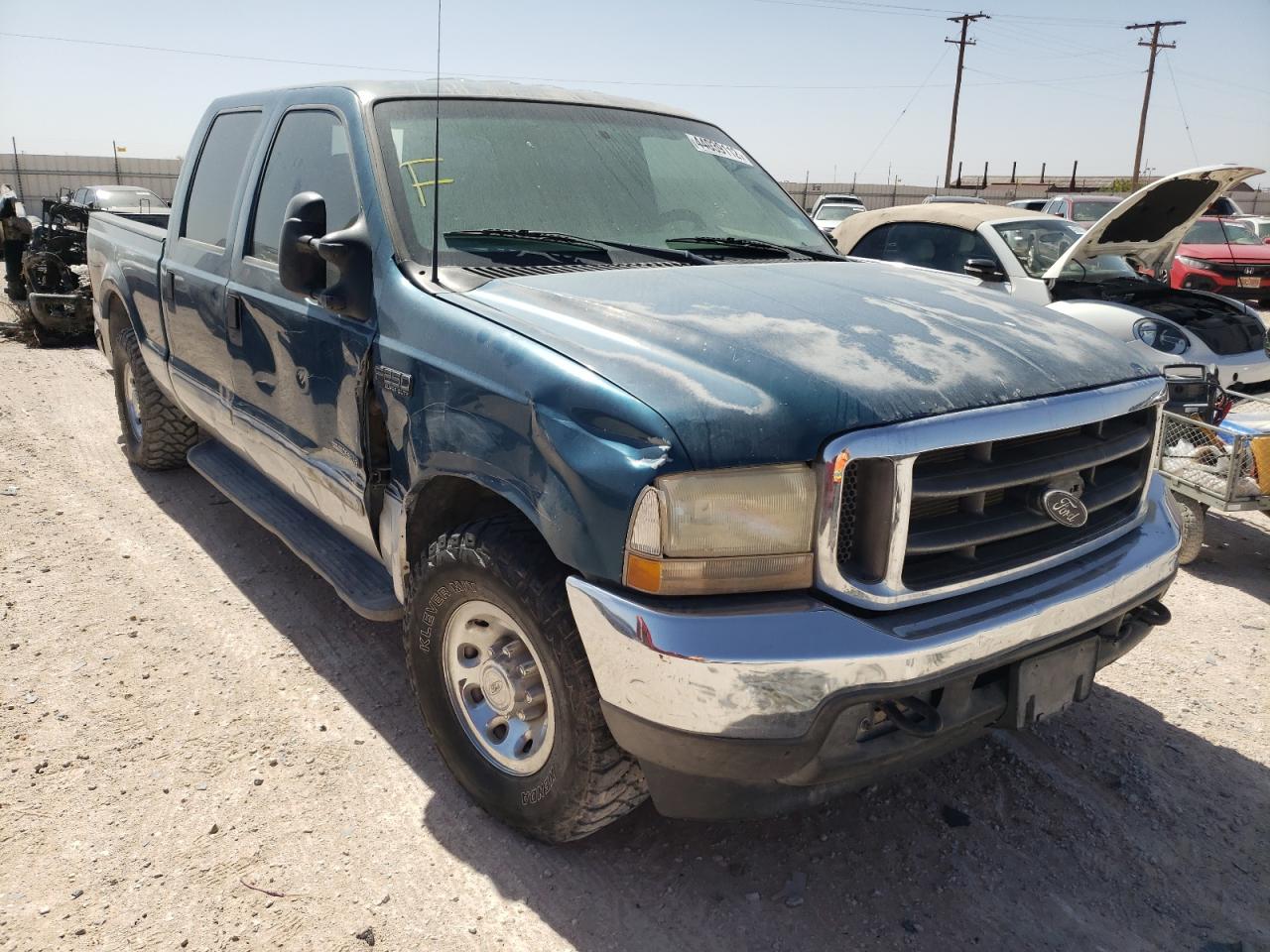 FORD F250 SUPER 2002 with VIN 1FTNW20F22EC93751 - Photo from auction