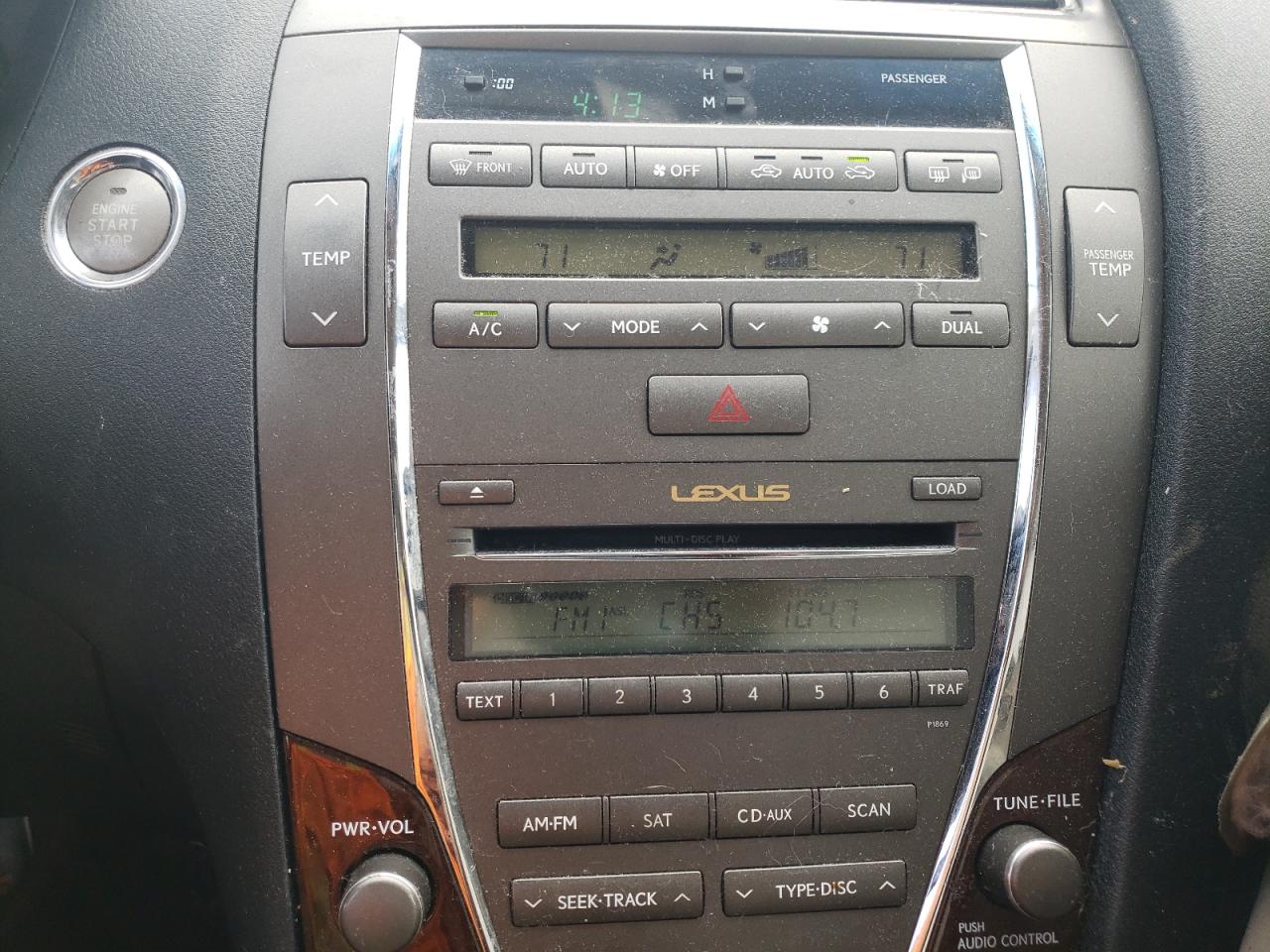 Photo 9 from auction – 2011 LEXUS ES 350 with VIN JTHBK1EG2B2459065