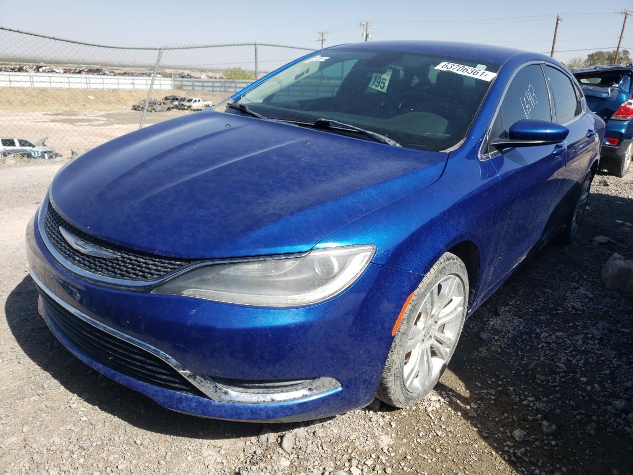 Photo 2 from auction – 2015 CHRYSLER 200 LIMITE with VIN 1C3CCCAB0FN573860