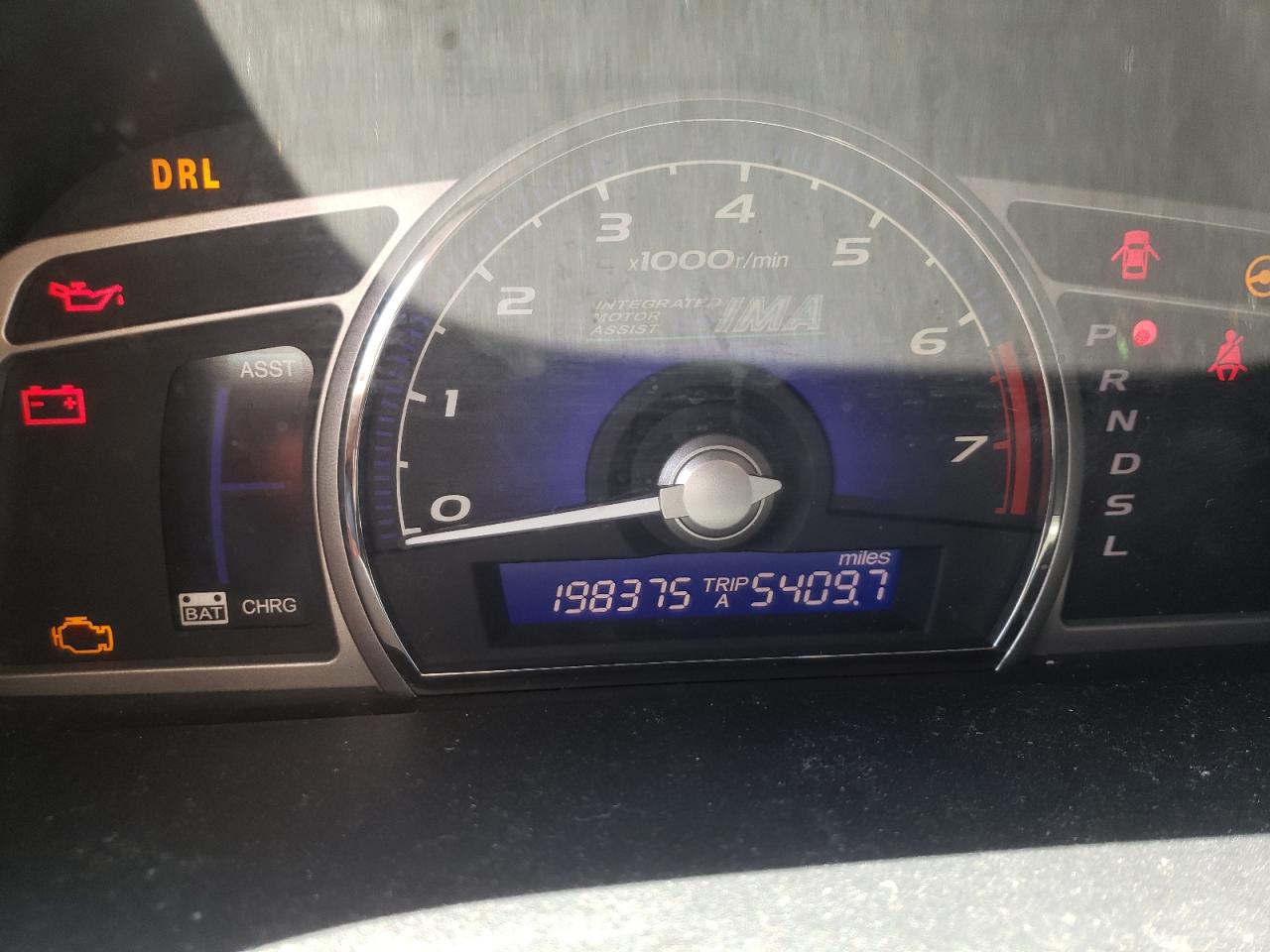 Photo 8 from auction – 2008 HONDA CIVIC HYBR with VIN JHMFA36288S010579