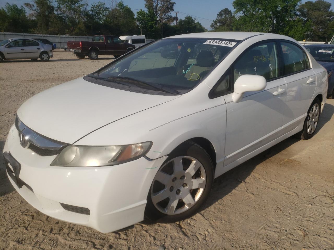 Photo 2 from auction – 2010 HONDA CIVIC LX with VIN 2HGFA1F52AH559595