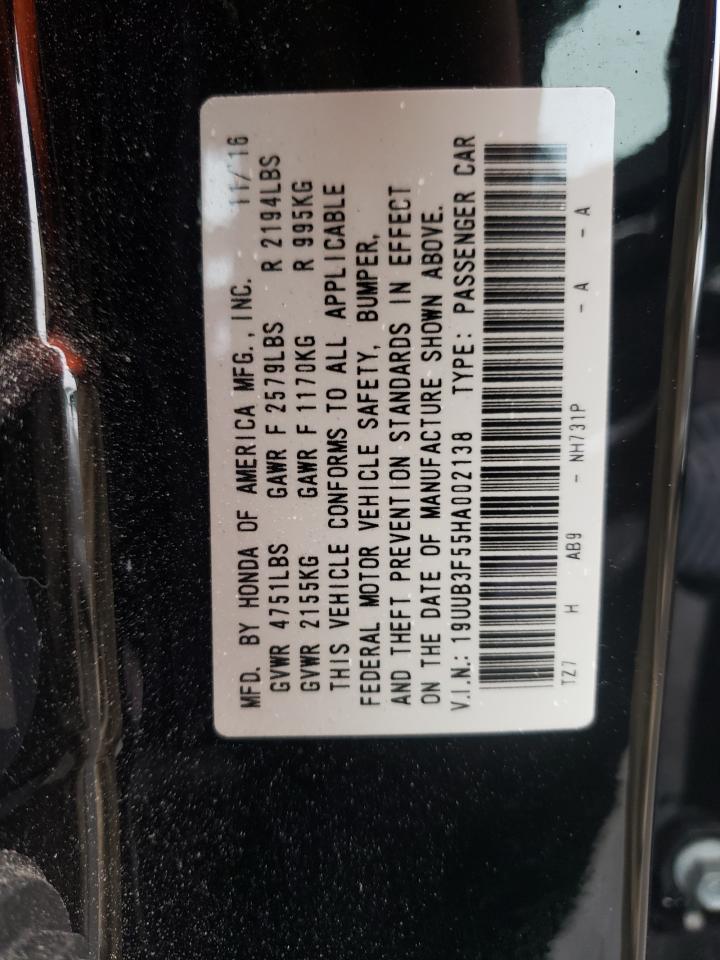 Photo 10 from auction – 2017 ACURA TLX TECH with VIN 19UUB3F55HA002138