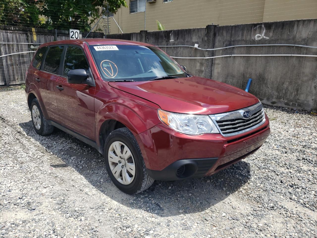 SUBARU FORESTER 2 2009 с VIN JF2SH61659H792332 - Фото с аукциона
