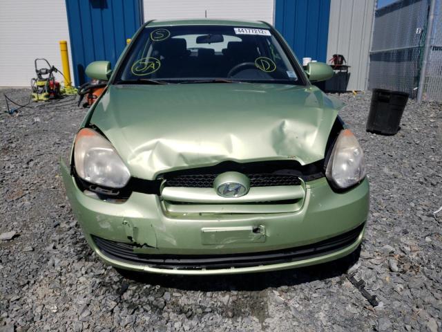 Photo 9 from auction – 2008 HYUNDAI ACCENT BAS with VIN KMHCN35C98U078621