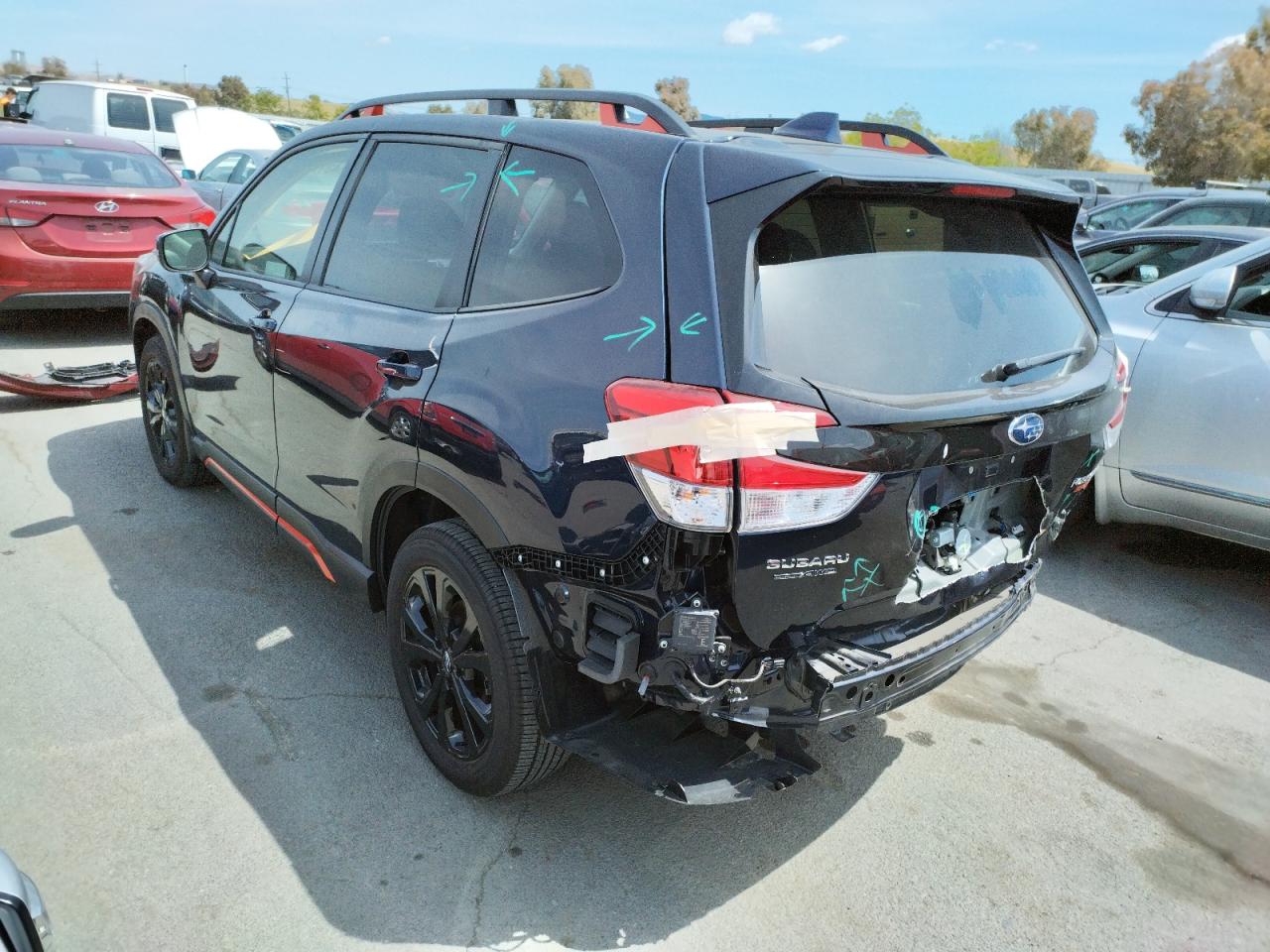 Photo 3 from auction – 2020 SUBARU FORESTER S with VIN JF2SKARC2LH590506