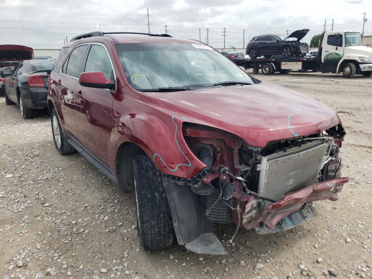 CHEVROLET EQUINOX LT 2010 with VIN 2CNFLPEY0A6257950 - Photo from auction