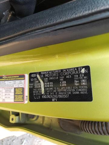 Photo 10 from auction – 2016 KIA SOUL with VIN KNDJN2A2XG7860507