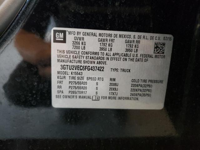 Zdjęcie 10 z aukcji – 2015 GMC SIERRA K15 z VIN 3GTU2VEC6FG437422